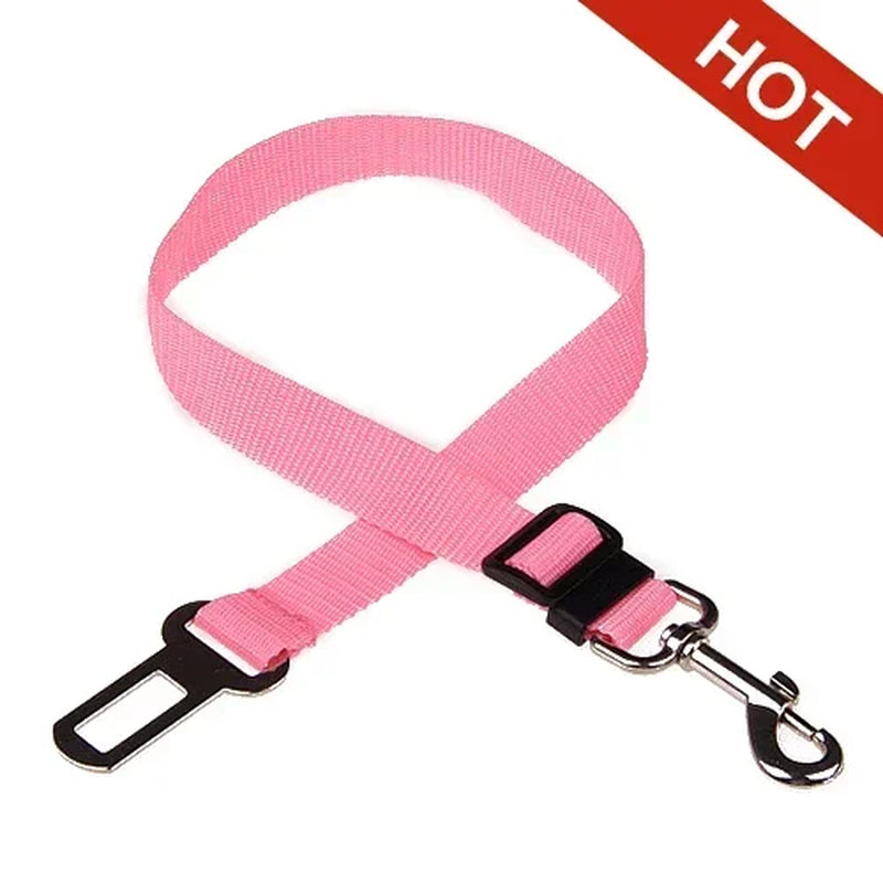 Secure Your Pet with Our Adjustable Dog and Cat Car Seat Belt - Safety Harness for Travel