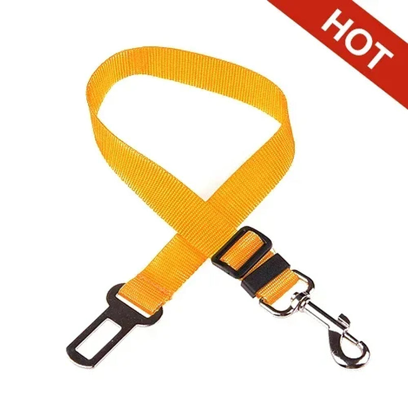 Secure Your Pet with Our Adjustable Dog and Cat Car Seat Belt - Safety Harness for Travel